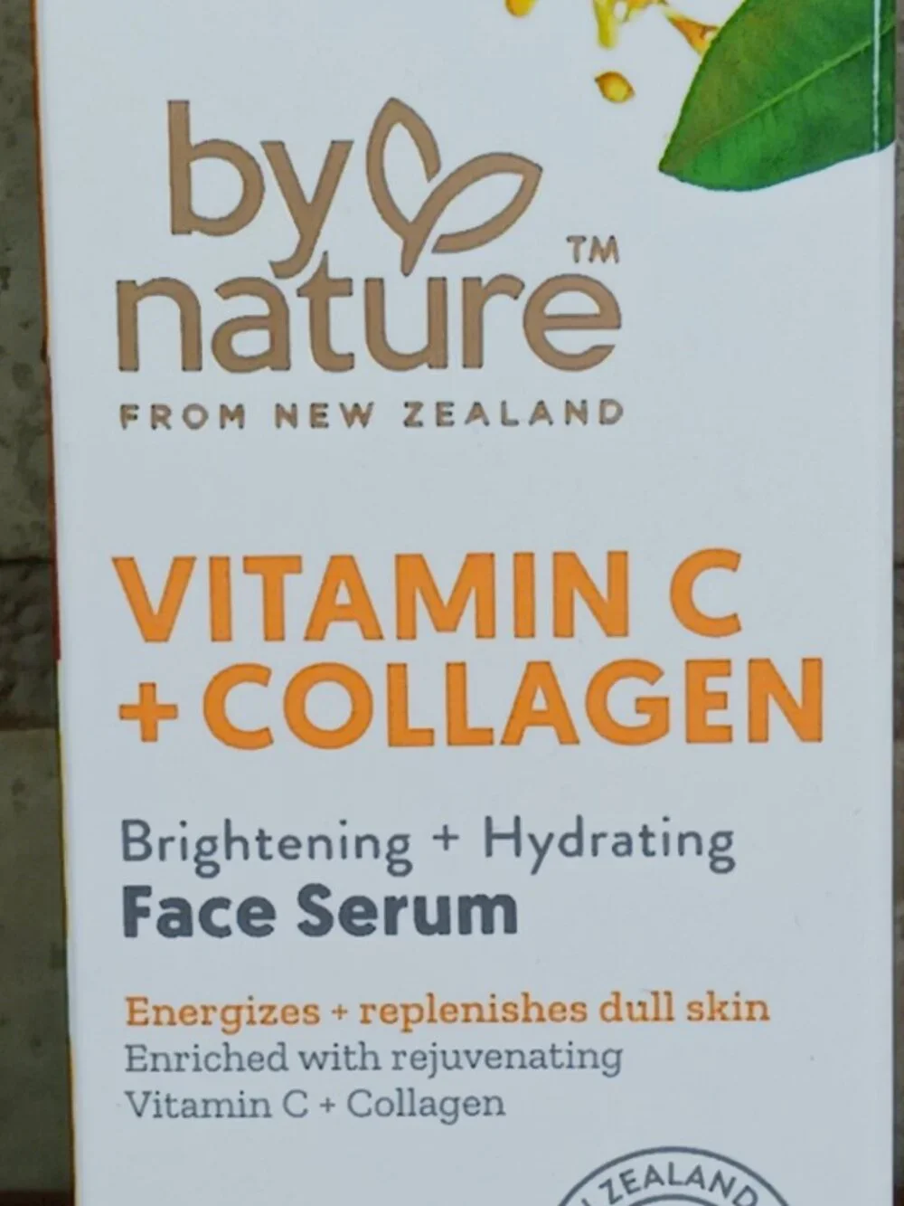 By Nature Vitamin C + Collagen Brightening + Hydrating Face Serum 3 fl oz